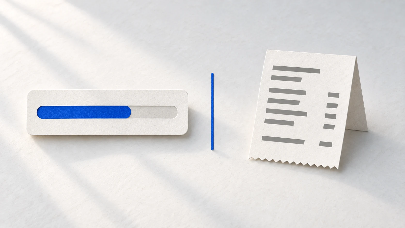 An allowance gauge and a payment receipt answer different cost questions.