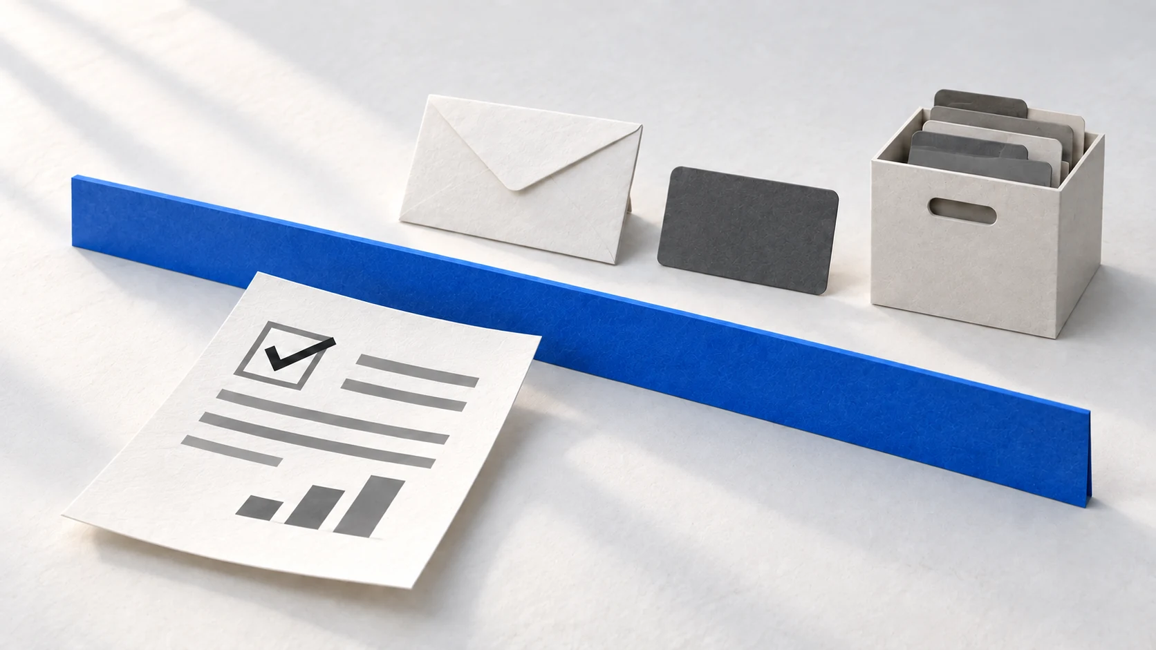 A checked report can move to review; mail, payment and deletion wait beyond the approval line.