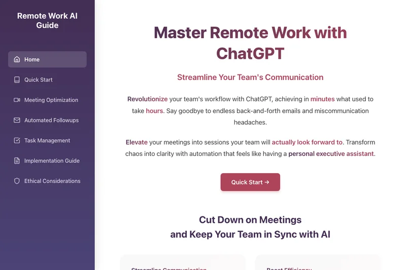 Remote Work AI Toolkit