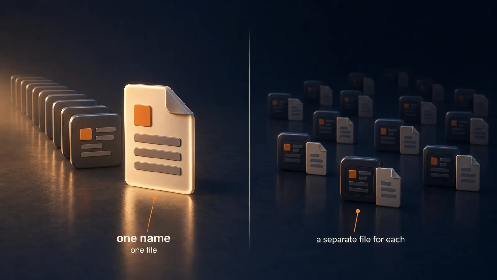 Those tools agreed on one name, so anybody using several keeps one file instead of one for each.